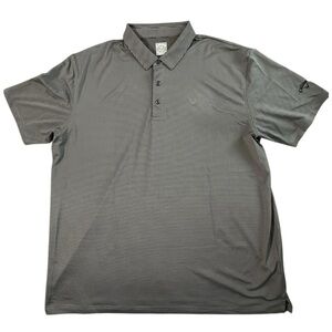 Callaway Opti-Dri Men's Golf Polo Size XXL Black and Grey Stripes